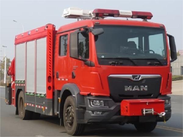 德國(guó)曼搶險(xiǎn)救援消防車